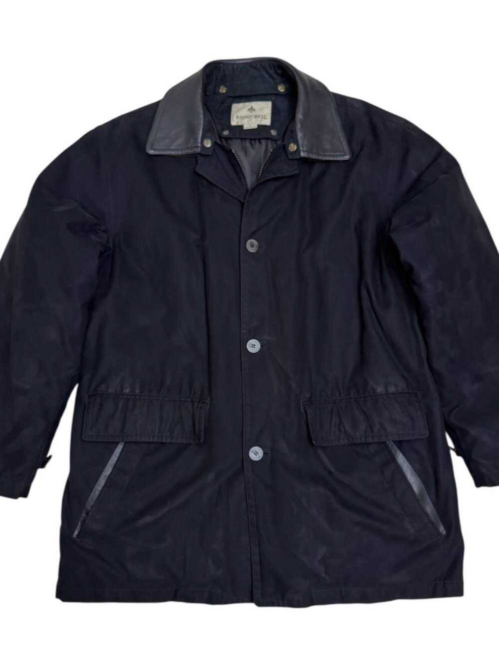 RAINFOREST Designer DOWN FILL Winter Parka Jacket Coat Mens Large